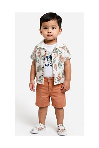 YTM Three-piece casual boys' set for ages 1 to 4 years - Made in Turkey