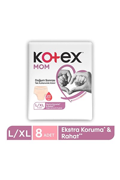 Kotex Mom Lohusa Külodu - Külot Bez L - Large - Büyük / XL - Extra Large - (İ...