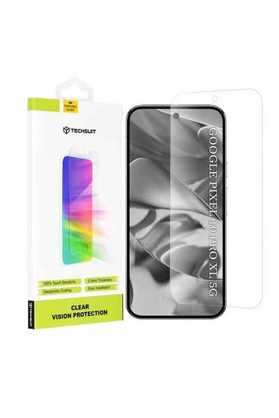 Techsuit Protector de ecran pentru Google Pixel 10 Pro XL - Clear Vision Glas...