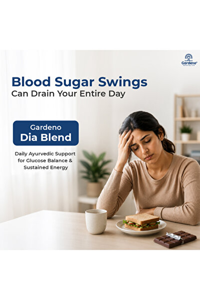Gardeno Nurturing LIfe Gardeno Dia Blend | Turmeric BCM-95 + Amla | Blood Sugar Support | 60 Caps 750mg