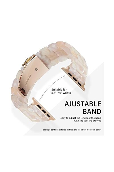Cool Cold Apple Watch Band Uyumlu 38mm/40mm/41mm /iwatch Seri 10 42mm/ Hafif Reçine Kordon