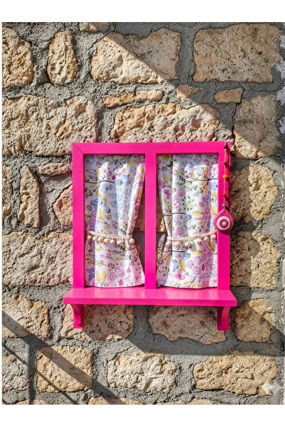buraxe Nazarlık detaylı,50×60 cm perdeli ahşap pencere tasarımı,balkon ,cafe,...
