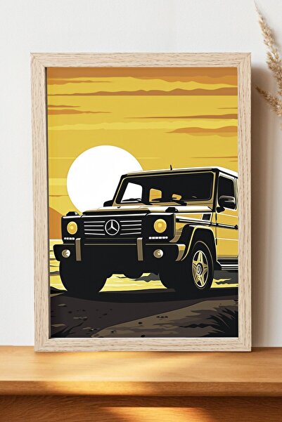 Luna Marissa Αφίσα Mercedes Jeep - Αφίσα αυτοκινήτου από γυαλιστερό χαρτί χωρ...