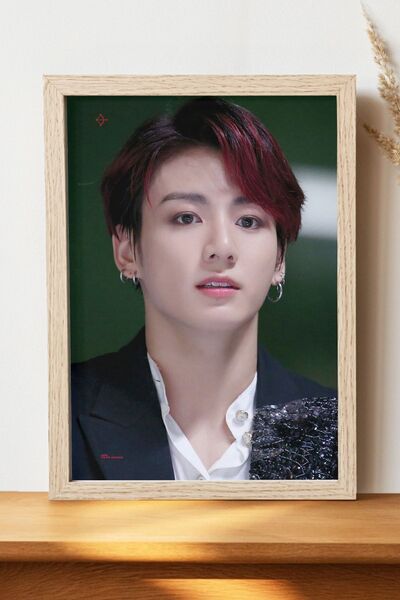 Luna Marissa Jungkook Bts Poster - Çerçevesiz Parlak Kağıt Kpop Posteri