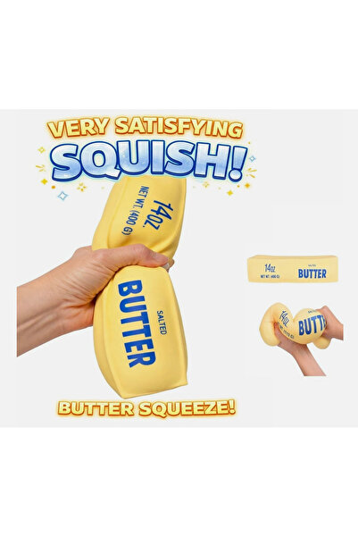 Squishy Jucărie antistres NeeDoh Butter Schylling, Textură ultra-moale ca unt...
