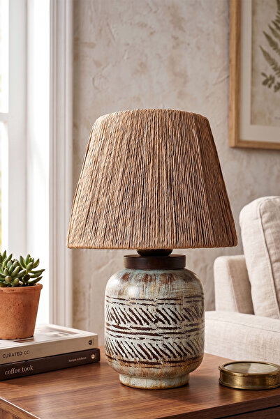 Juin Handmade Ceramic Lampshade Coffee