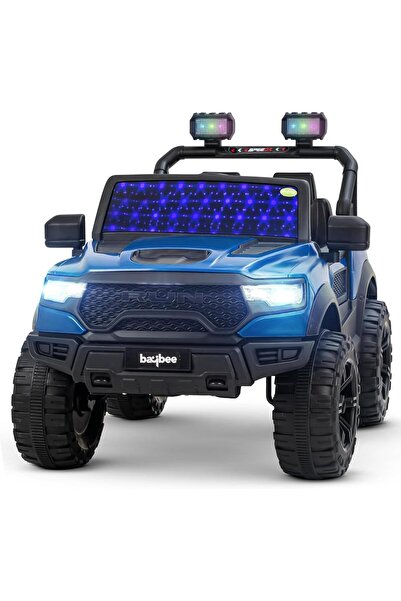 BAYBEE Run Battery Jeep for Kids with Lights & Music, Rechargeable Ride-On Ca...