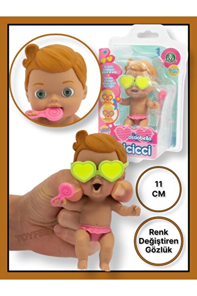 TOYFEST Cicciobello Amicicci Kız Bebek Plaj Zamanı Renk Değiştiren Kalp Gözlü...