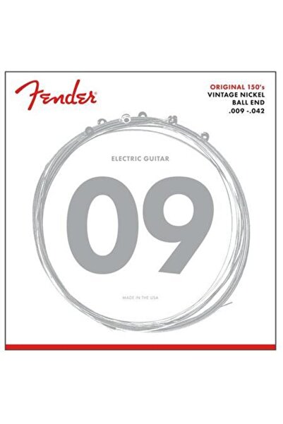 FENDER 150L žica za električnu gitaru 09-42 ČISTI NIKEL KUGLASTI KRAJ