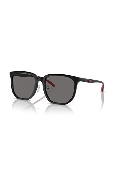 Emporio Armani نظارة شمسية مربعة للرجال - EA 4215D - مقاس العدسة: 56 مم - أسو...