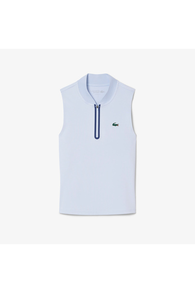 Lacoste قميص بولو تنس بدون أكمام، فائق الجفاف وقابل للتمدد - PF0202-00-J2G