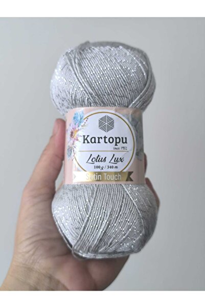 Kartopu Lotus Lux Simli K941 Gray Lot 73926
