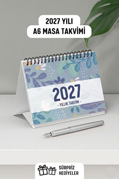 Eldesen Tasarım Masa Takvimi Spiralli A6 (15x12cm) Orta Boy / Resmi Tatiller ...