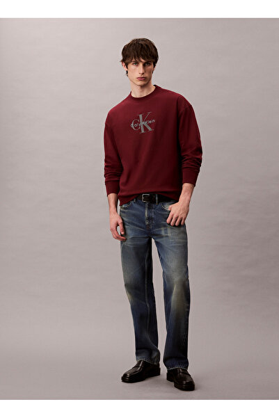 Calvin Klein LS PREMIUM TERRY MONOLOGO CN SWT
