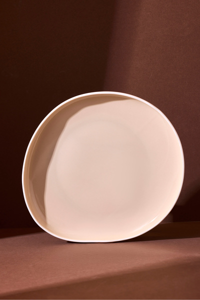 Perotti Roma Beige Porcelain Pasta Plate 22.4X20.3X3.4 cm