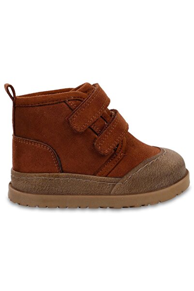Civil Boy's Suede Boots - Size 22-26, Tan