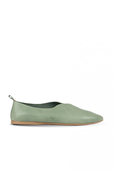 Bueno Shoes Balerini plati de damă din piele albastră 01wn0702