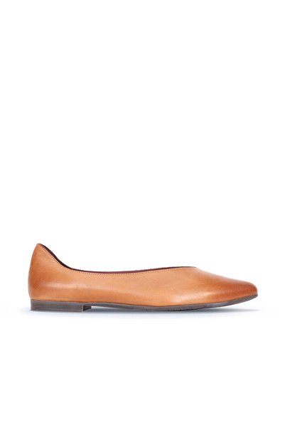 Bueno Shoes Brown Leather Women's Low Heeled Shoes 01Wr3110