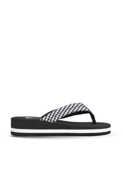 Bueno Shoes Crno-beli Eva ženski papuči 26wt202350