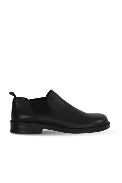 Bueno Shoes Black Leather Women's Flat Shoes 01Wf2002
