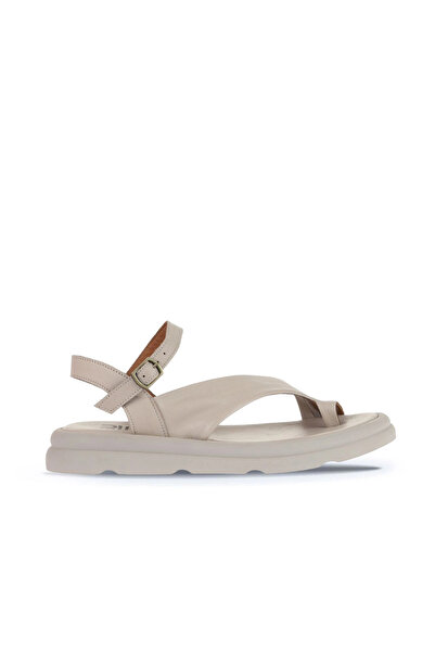 Bueno Shoes Sandale de damă din piele gri 01wa2602