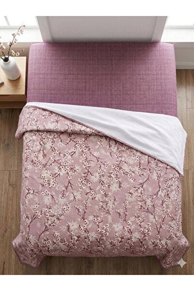 ŞENER HOME Model cu ramuri de flori imprimat 200x240 cm. Pat dublu (BATTAL) P...