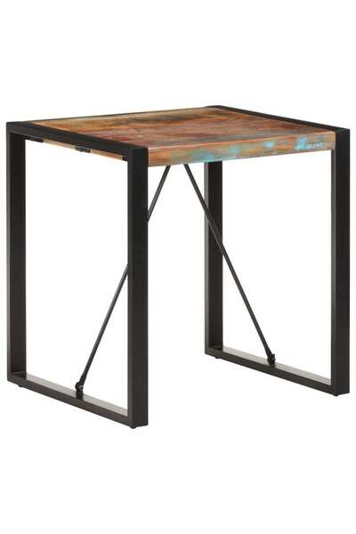 Concept Masă de bucătărie, 70 x 70 x 75 cm, lemn masiv reciclat