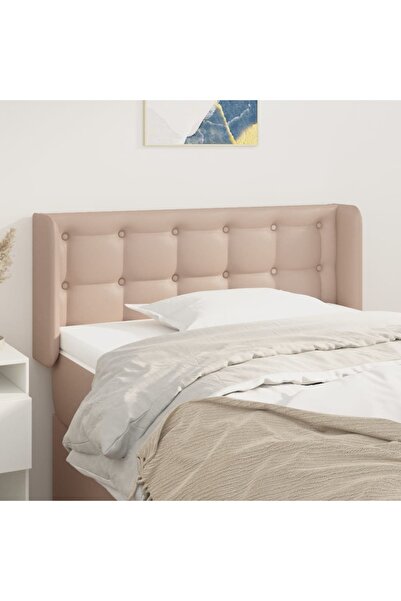 Concept Tăblie pat cu aripioare cappuccino 103x16x78/88cm piele