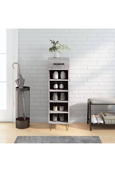 Concept Pantofar, gri sonoma, 30x35x105 cm, lemn compozit