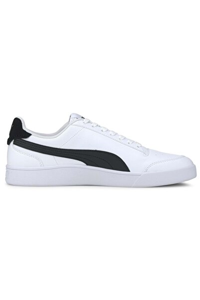 Puma Shuffle 309668-03 Sneaker Unisex Spor Ayakkabı BEYAZ-SİYAH