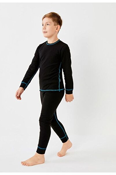 THERMOFORM Ribana Unisex Çocuk Termal İçlik Set Siyah