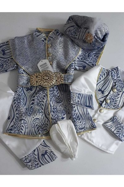 biyan collection Erkek Bebek Mevlütlük Şehzade Sünnetlik Mevlüt Sünnet Kıyafeti Erkek Çocuk Hediye Bebek Hediyelik