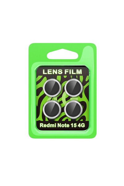 ALVERA COLLECTION Xiaomi Redmi Note 15 4g Raze Metal Camera Lens - Silver