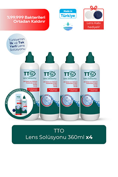 TTO Lens Solüsyonu 360 ml 4 Adet