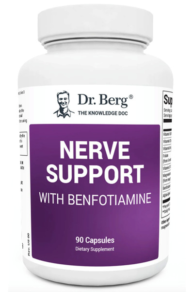 Dr. Berg Nutritional Nerve Support with Benfotiamine 90 Kapsül