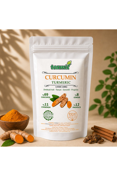 teamix Curcumin Turmeric Toz Çay 100 gr