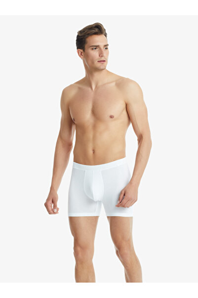 Blackspade Muške modalne bokserice od elastina srebrne 9313 - bele