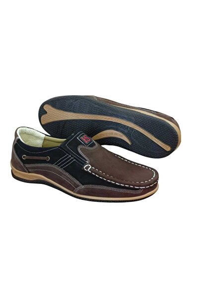 HON'S Men's Casual Daily Shoes, Genuine Nubuck Leather, Orthopedic Sole Class...