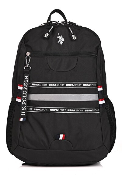 U.S. Polo Assn. US Polo Assn. Plçan24198 - School Black Backpack