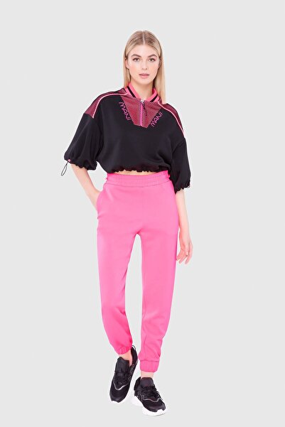 Manimani Baskılı Crop Sweatshirt