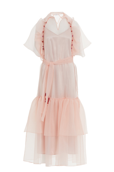 GİZİA Tulle Detailed Long Embroidered Dress