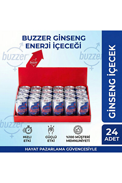 BUZZER Enerji Içeceği +18 - 24 Adet