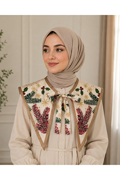 EMAYS DESIGN وشاح الكتف ذو الياقة الخاصة المصنوعة من الساتان - تصميم فاخر
