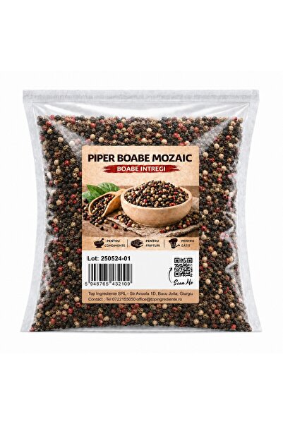 Top Ingrediente Piper Boabe Mozaic 250g