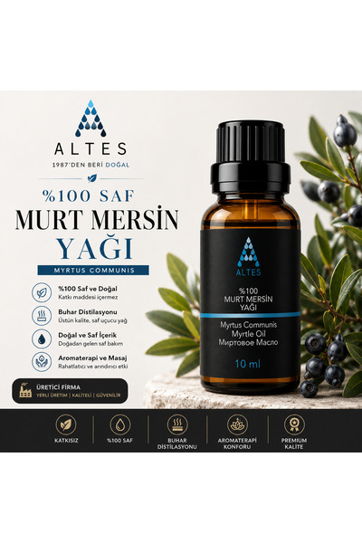 altes زيت الآس النقي 100% / زيت الآس / Myrtus Communis / 10 مل / 1 Desi / Ym2...