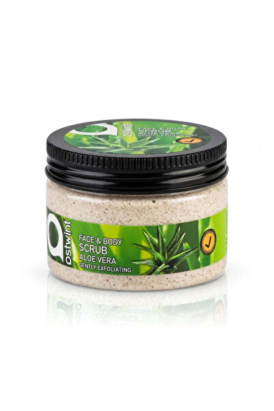 Ostwint Scrub exfoliant pentru față și corp cu aromă de aloe vera - 300ml