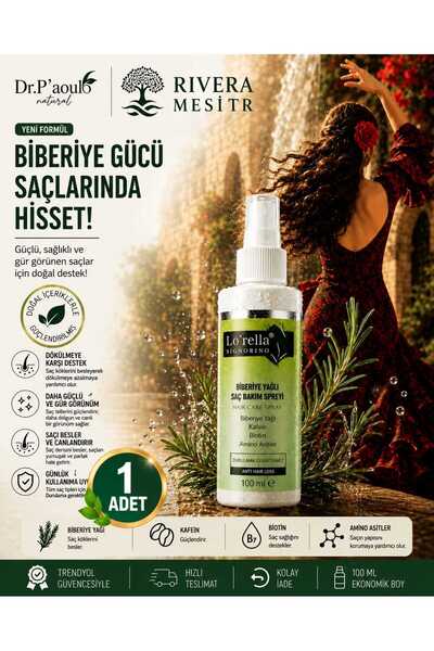 Lorella Biberiye Yagı saç bakım spray 100ml 1 ADET