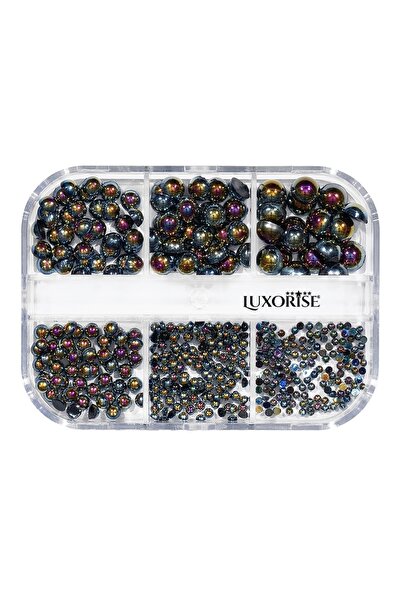 LUXORISE Strass pentru unghii Galaxy Diva, 6 modele