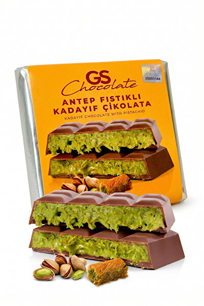 Galatasaray Antep Fıstıklı Kadayıf Dolgulu Sütlü Dubai Çikolatası 100 Gr. - G...