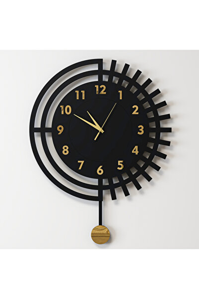Decotimex Zenith Duvar Saati 45x59 (Siyah-Gold)